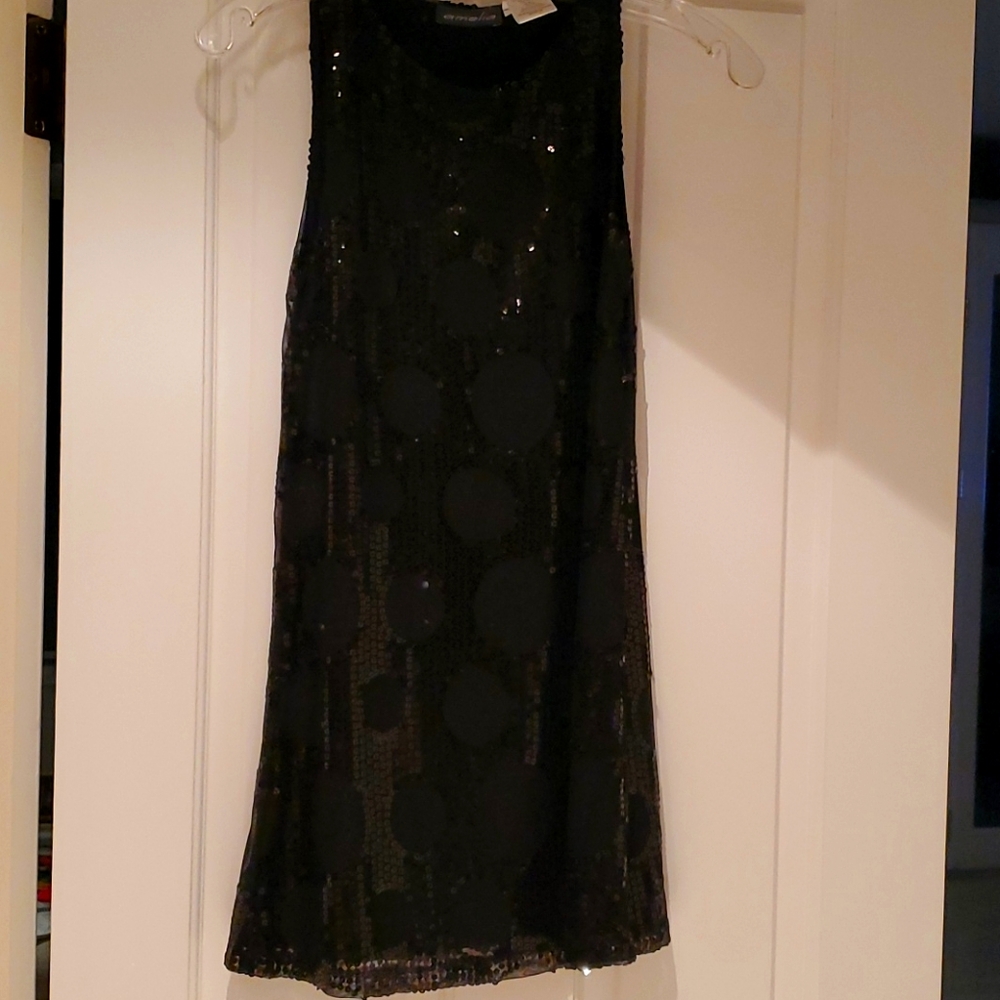 Sequins little black dress